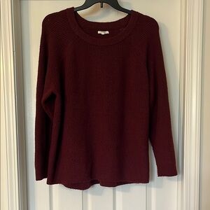 Women's Burgundy Sweater